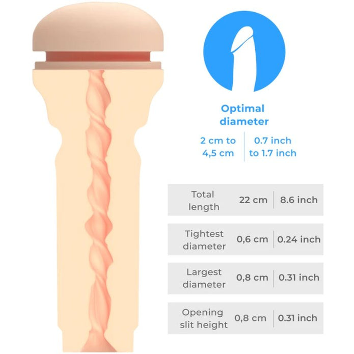 KIIROO - FEEL STROKER EXTRA TÄTT RUMPSKINN