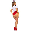 LEG AVENUE - SEXY NURSE COSTUME RED/WHITE M