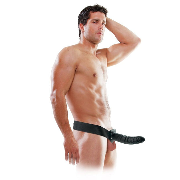 FETISH FANTASY SERIES - 19 cm ontto musta strap-on