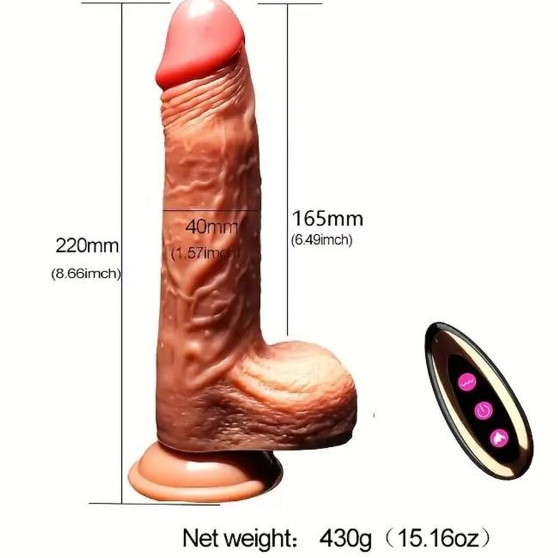 ARMONY - Ladattava realistinen värisevä dildo