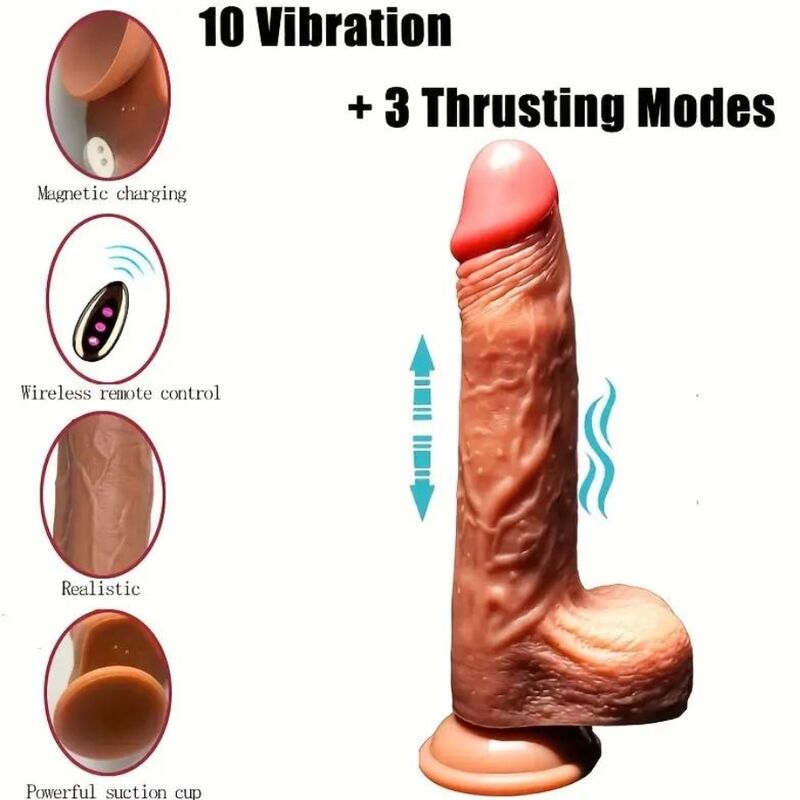 ARMONY - Ladattava realistinen värisevä dildo