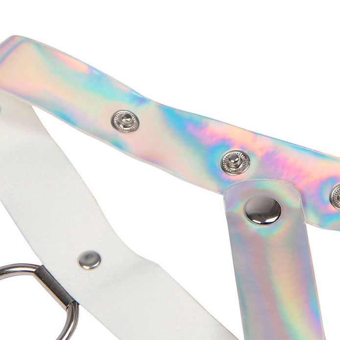 SUBBLIME - Rintavaljaat renkailla ja ketjuilla, hopea, one size