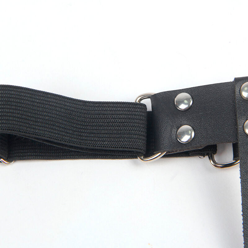 SUBBLIME - Säädettävä musta sukkanauha, one size