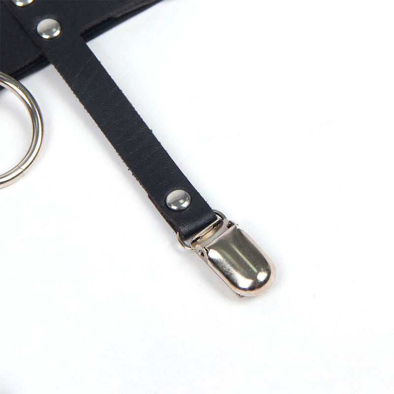 SUBBLIME - Säädettävä musta sukkanauha, one size