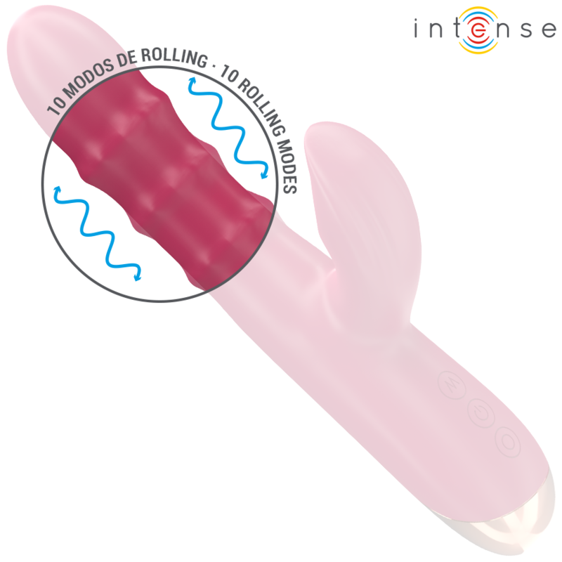 INTENSE - CHLOE MULTIFUNKTIONELL VIBRATOR 3 I 1 RÖD