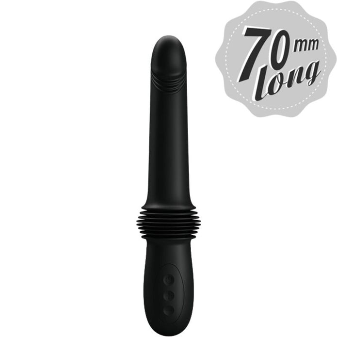 PRETTY LOVE - PAZUZU VIBRATOR 3 STÖTLÄGEN SVART