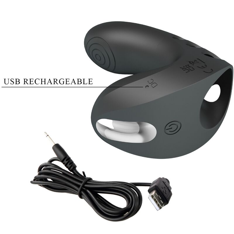 PRETTY LOVE - sormenpäävibraattori ,7 värinäasetusta, musta