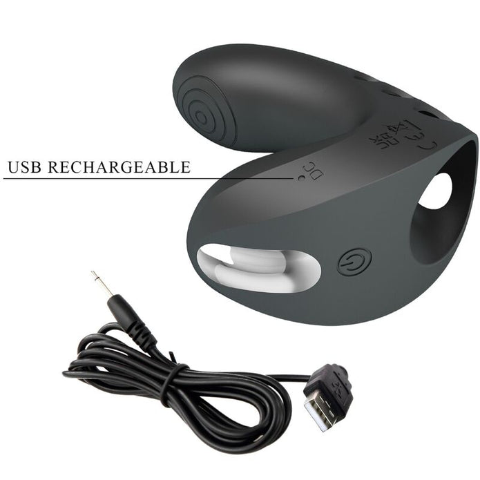 PRETTY LOVE - sormenpäävibraattori ,7 värinäasetusta, musta