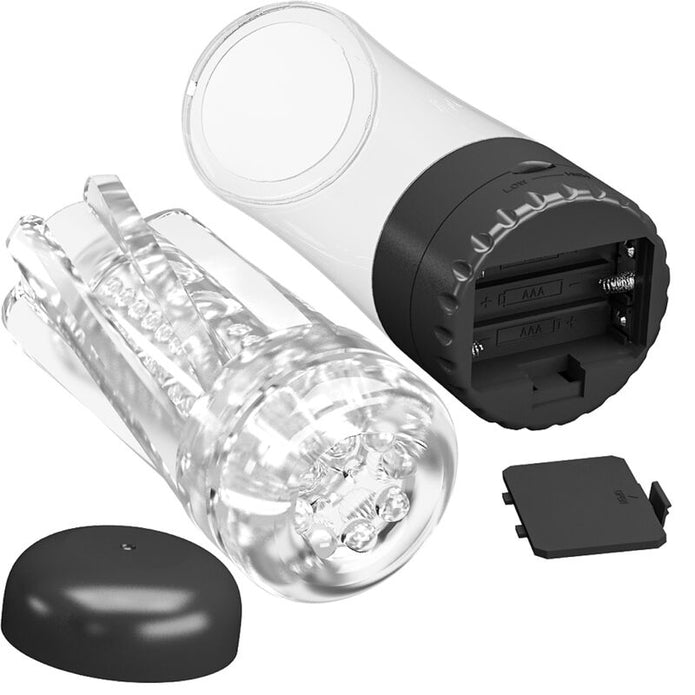 PRETTY LOVE - TAMARA MANLIG MASSETURBATOR MULTI-HASTIGHETS VIBRATOR SVART