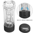PRETTY LOVE - TAMARA MANLIG MASSETURBATOR MULTI-HASTIGHETS VIBRATOR SVART