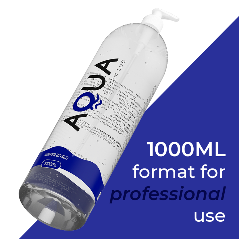 AQUA QUALITY - Vesipohjainen liukuvoide 1000 ml