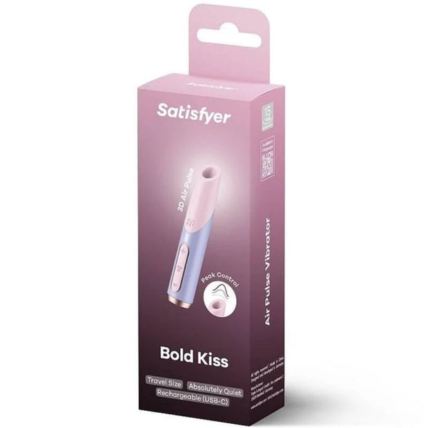 SATISFYER - Bold Kiss Wave – klitoriskiihotin pinkki/violetti