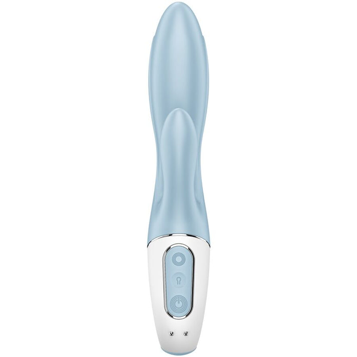 SATISFYER - AIR PUMP BUNNY 1 INFLATABLE RABBIT VIBRATOR BLUE