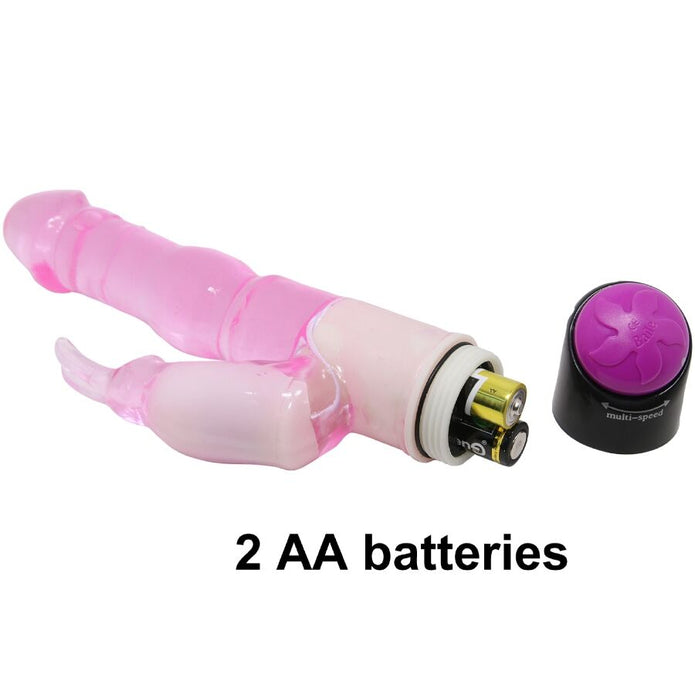 BAILE - Njutningsvågor Fantasy Vibrator med Kanin 23 cm