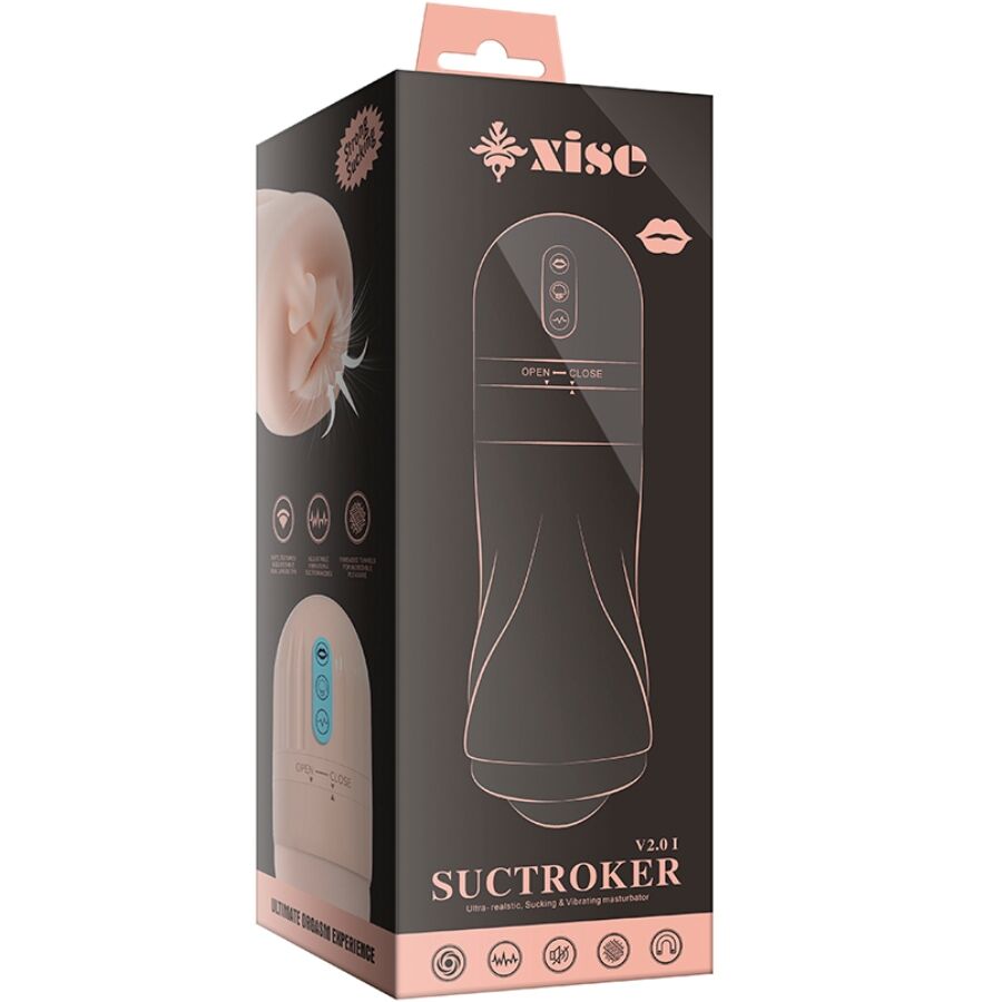 XISE - SUCTROKER V2.0 SUGMUNSMASSERARE MED VIBRATION