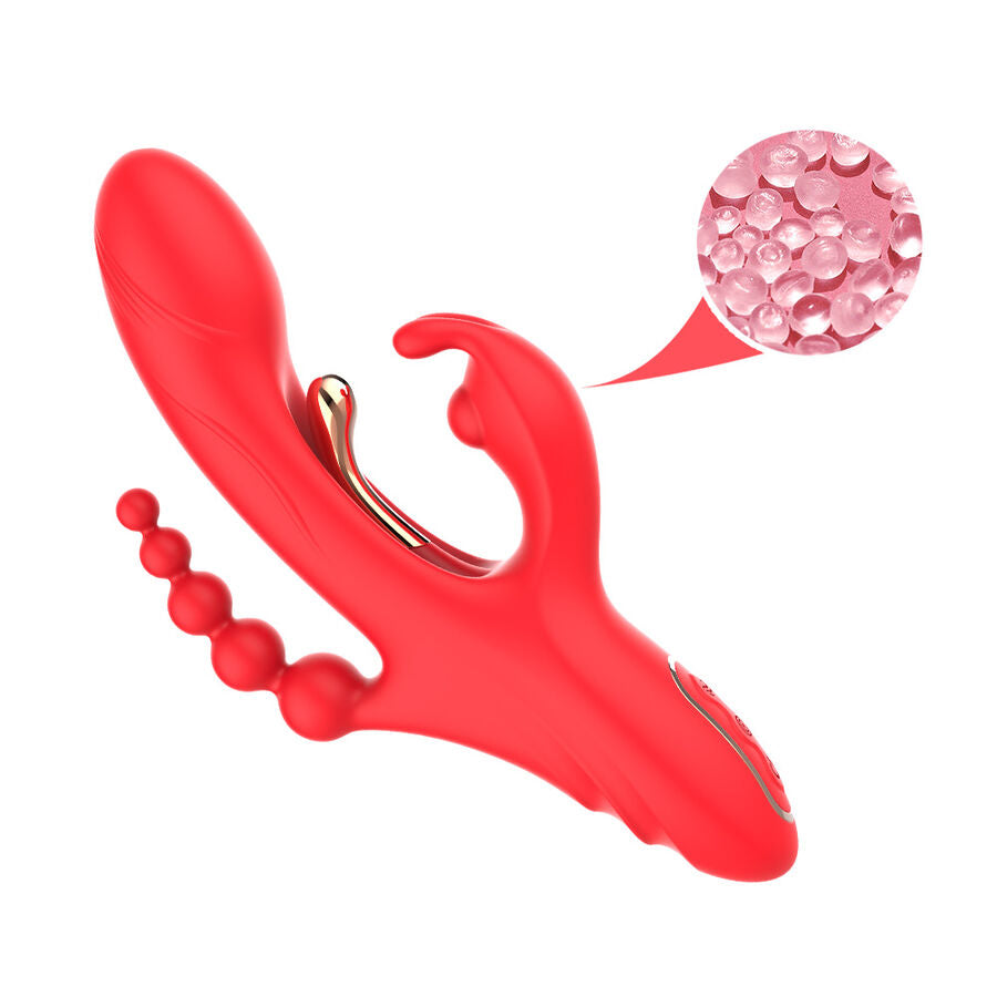 ARMONY - G-SPOT AND CLITORIS STIMULATOR VIBRATOR RED