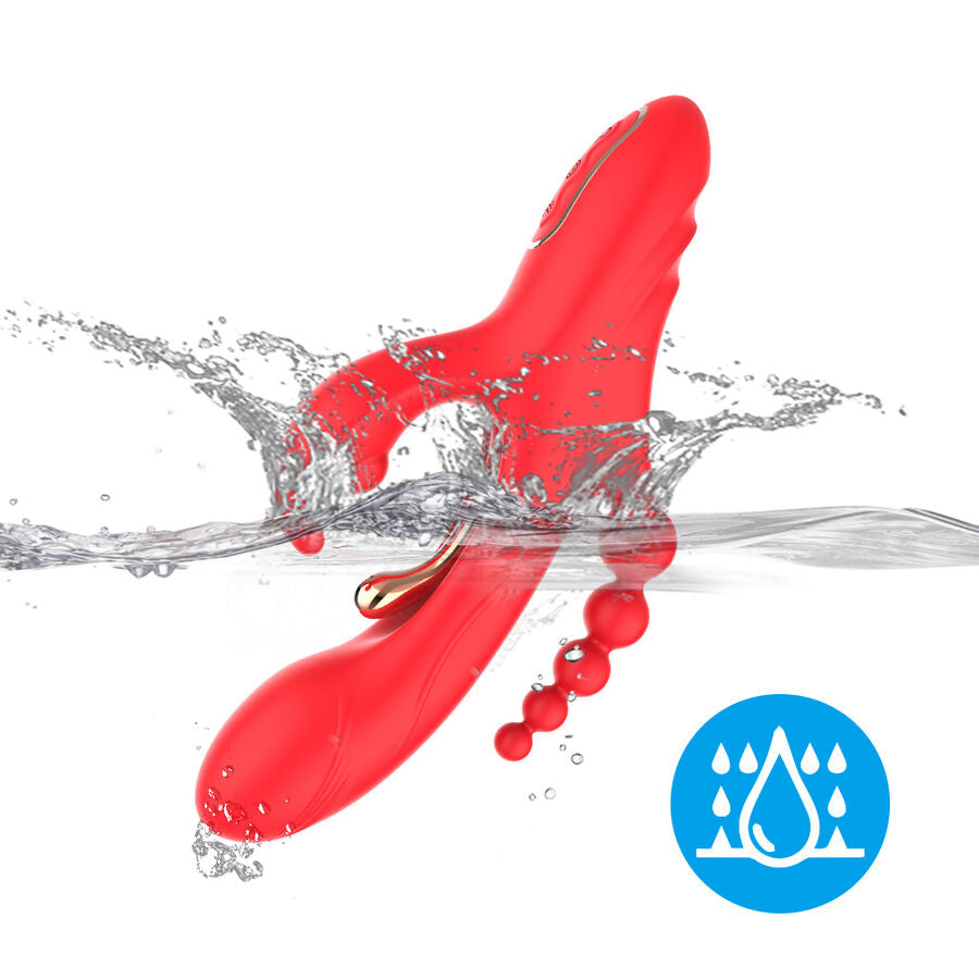 ARMONY - G-SPOT AND CLITORIS STIMULATOR VIBRATOR RED