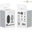 INTENSE - ANAL PLUG 10 VIBRATIONS METAL WITH REMOTE CONTROL S
