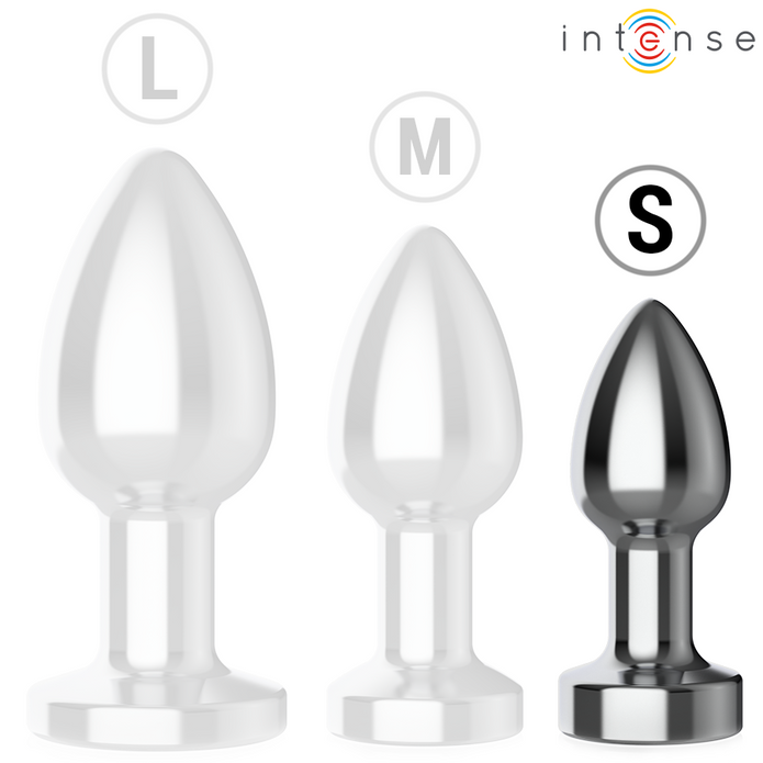 INTENSE - ANAL PLUG 10 VIBRATIONS METAL WITH REMOTE CONTROL S