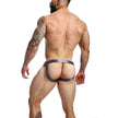 MOB - DNGEON Snap-jockstrap harmaa, One Size