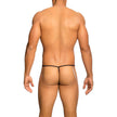 MOB - TRANSPARENT T-SHAPED THONG BLACK SIZE L/XL