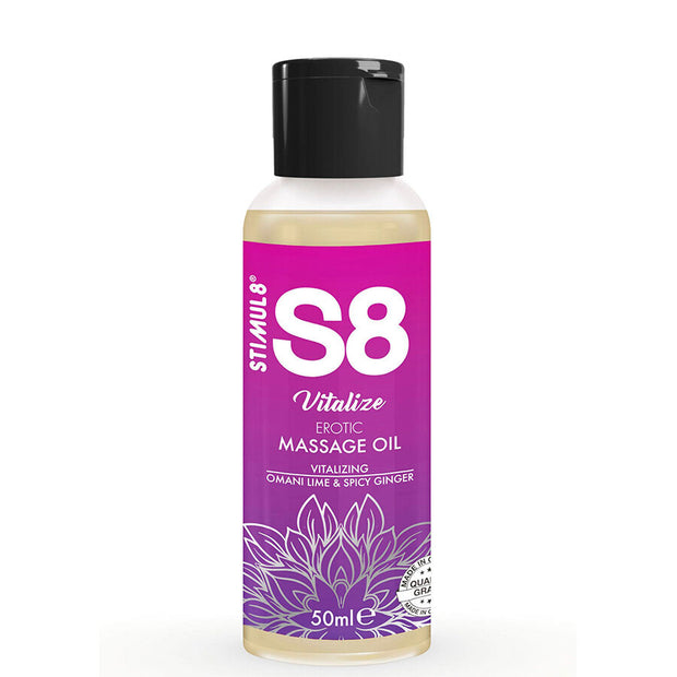 Stimulate – S8 Vitalize eroottinen hierontaöljy lime 50 ml