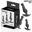 ADDICTED TOYS - SET OF 3 ANAL PLUG SILICONE MODEL 1