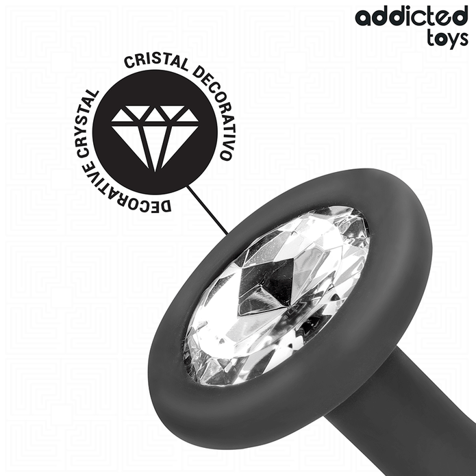 ADDICTED TOYS - SET OF 3 ANAL PLUG SILICONE WITH JEWEL