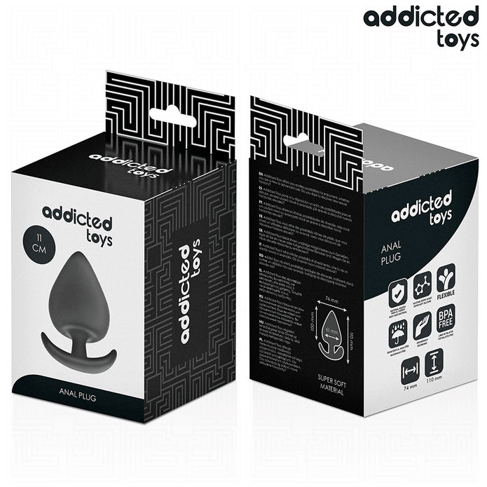 ADDICTED TOYS - ANAL PLUG SILICONE SIZE XXL 11 CM
