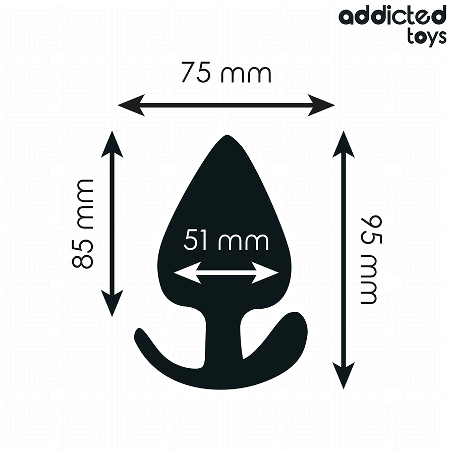 ADDICTED TOYS - ANAL PLUG SILICONE SIZE XL 9.5 CM