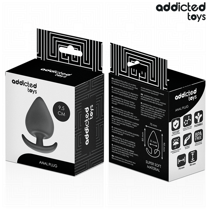 ADDICTED TOYS - ANAL PLUG SILICONE SIZE XL 9.5 CM