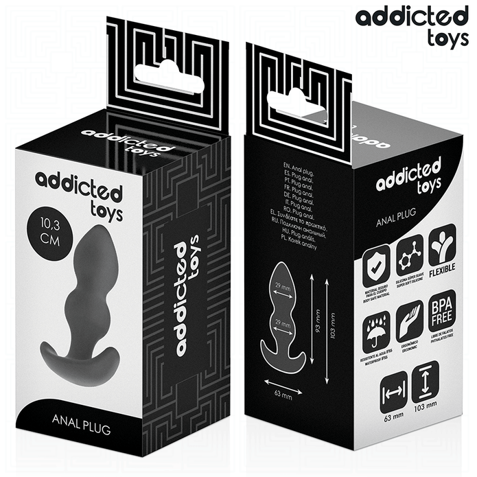 ADDICTED TOYS - ANAL PLUG SILICONE SIZE S 10.3 CM