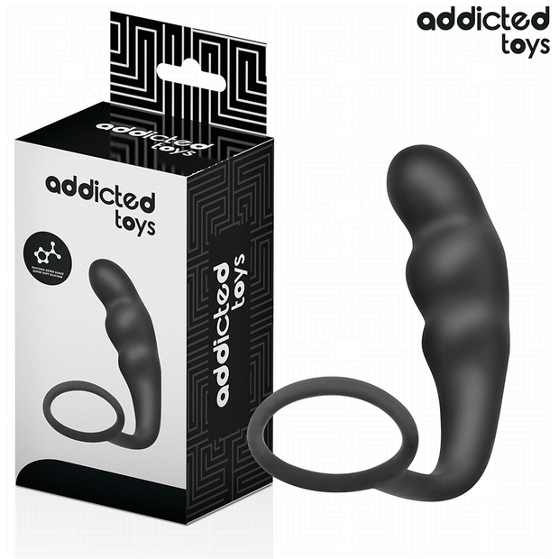 ADDICTED TOYS - Silikoninen anaalitappi renkaalla malli 4