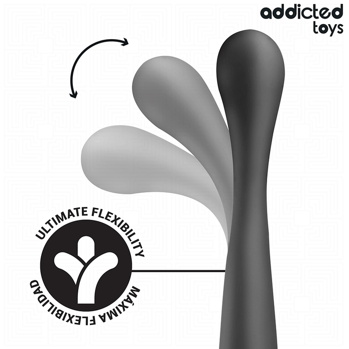 ADDICTED TOYS - DOUBLE ANAL MASSAGER SILICONE 22.5 CM