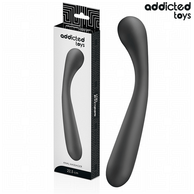 ADDICTED TOYS - 22,5 cm silikoninen tuplapaa anaalimassager