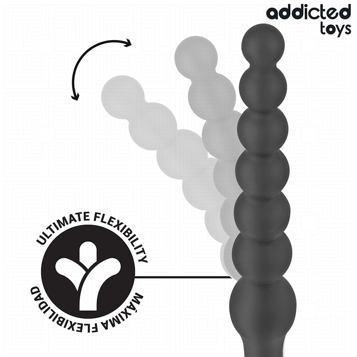 ADDICTED TOYS - Kaksoisanaalimassageri silikonista 24 cm