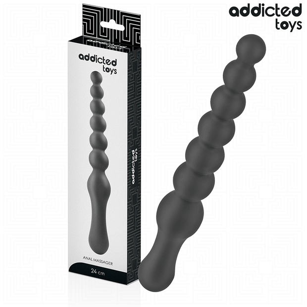 ADDICTED TOYS - Kaksoisanaalimassageri silikonista 24 cm