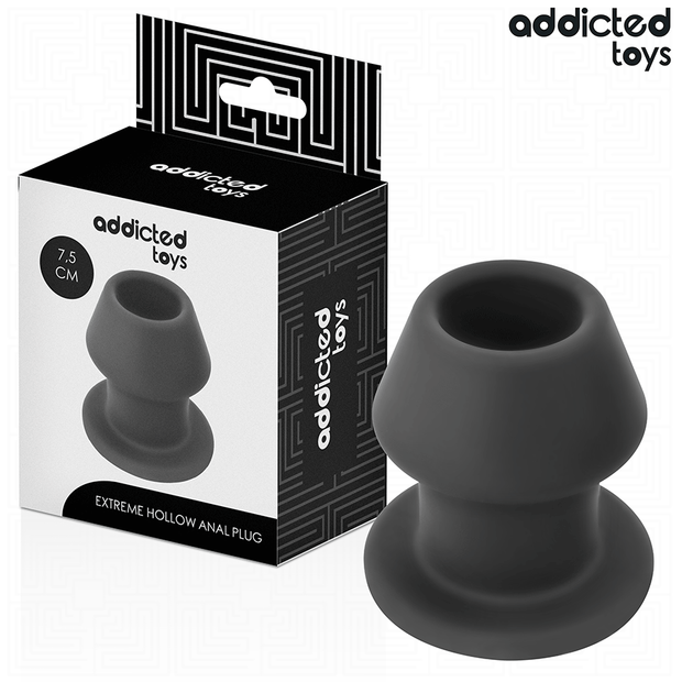ADDICTED TOYS - Extreme Hollow silikoninen ontto anaalitappi S 7,5 cm