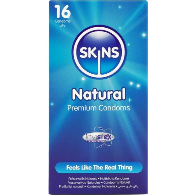 SKINS - Natural Premium -kondomipakkaus 16 kpl