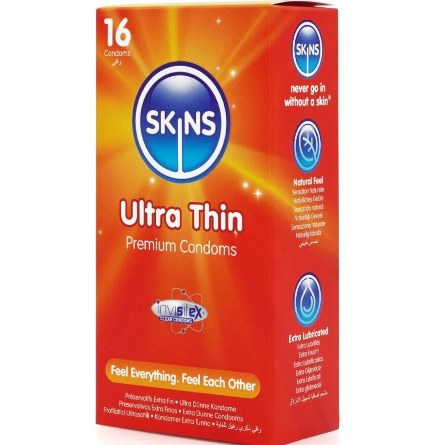 SKINS - Ultra Thin - Kondomit, 16 kpl
