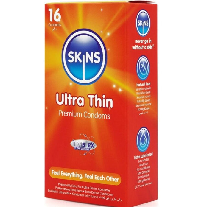 SKINS - Ultra Thin - Kondomit, 16 kpl