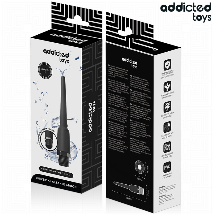 ADDICTED TOYS - ANAL CLEANER WITH UNIVERSAL ADAPTER MODEL 1