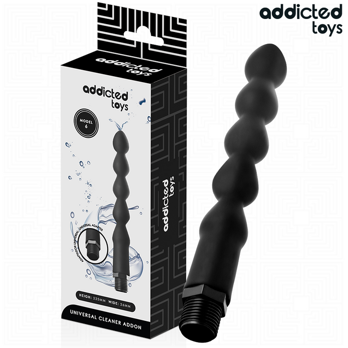 ADDICTED TOYS - ANAL CLEANER WITH UNIVERSAL ADAPTER MODEL 6