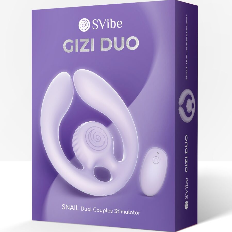 SNAIL VIBE - GIZI DUO COUPLES STIMULATOR REMOTE CONTROL LILAC