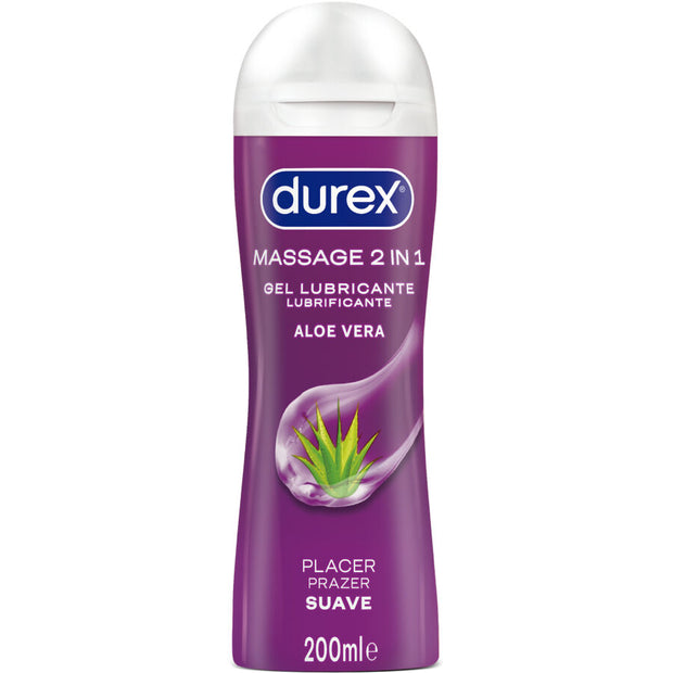DUREX - MJUK ALOE VERA MASSAGE- & GLIDMEDEL 200 ML
