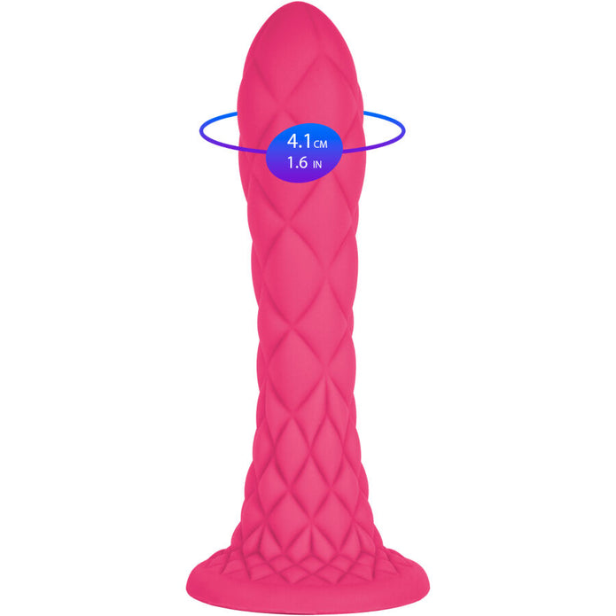 SILEXD - DREAMY DILDO FANTASY LIQUID SILICONE THERMOREACTIVE FUCHSIA 18.5 CM