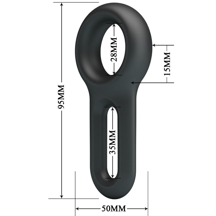 CRAZY BULL - Oniel silikoninen penisrengas malli 18