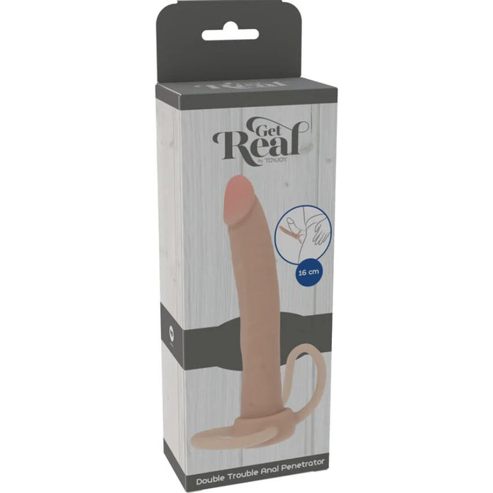 GET REAL - Duo- Anaalidildo 16 cm