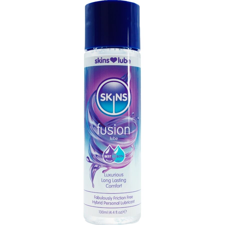 SKINS - FUSION HYBRID VATTEN- OCH SILIKONBASERAT GLIDMEDEL 130 ML