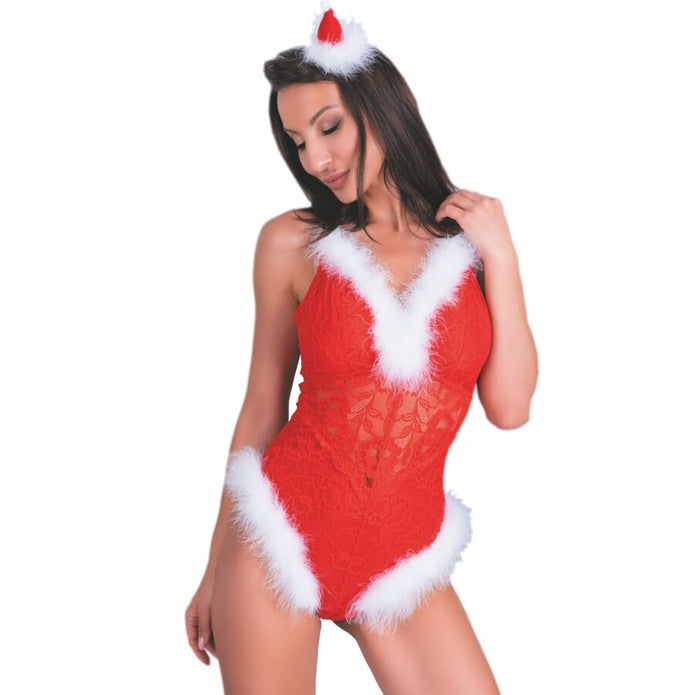 LIVCO CORSETTI FASHION - FRÄCKA TOMTEN LC 90706 JULBODY S/M